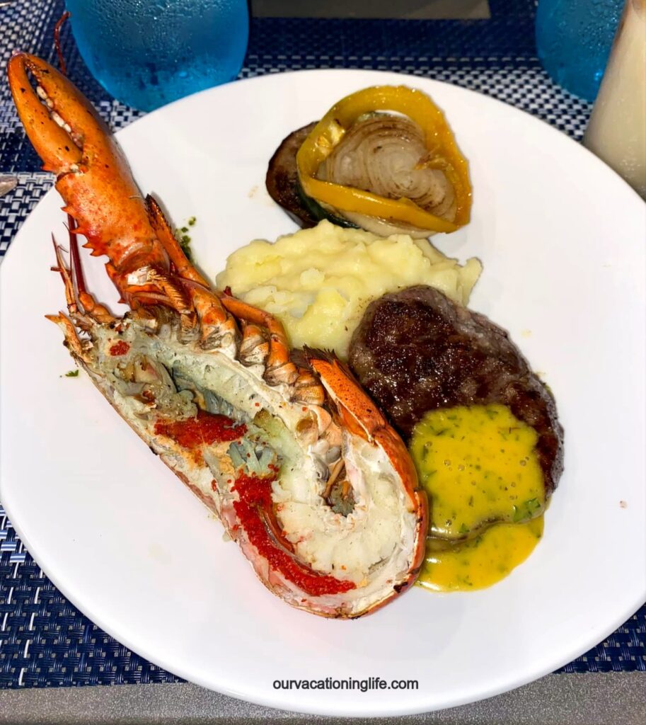 a meal at Finest Punta Cana
