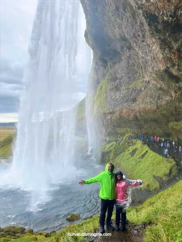 Seljalandsfoss waterfall in the south coast of Iceland.