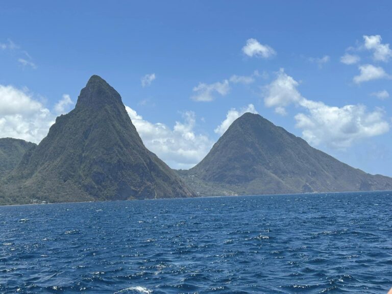 The Piton Mountains in St. Lucia