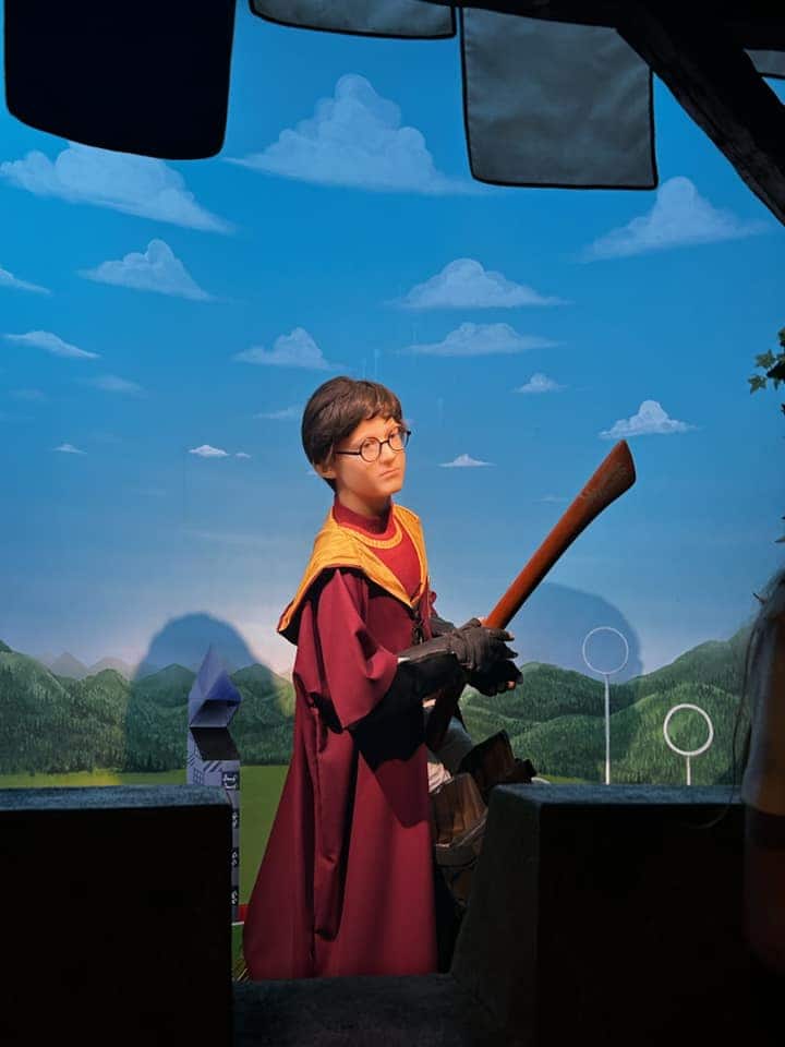 a Harry Potter wax sculpture