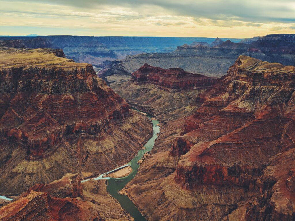 the Grand Canyon as seen from Las Vegas helicopter tours