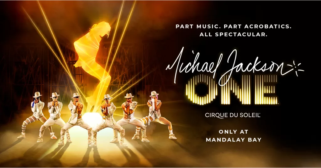 Poster for the Las Vegas show "Michael Jackson One by Cirque du Soleil"