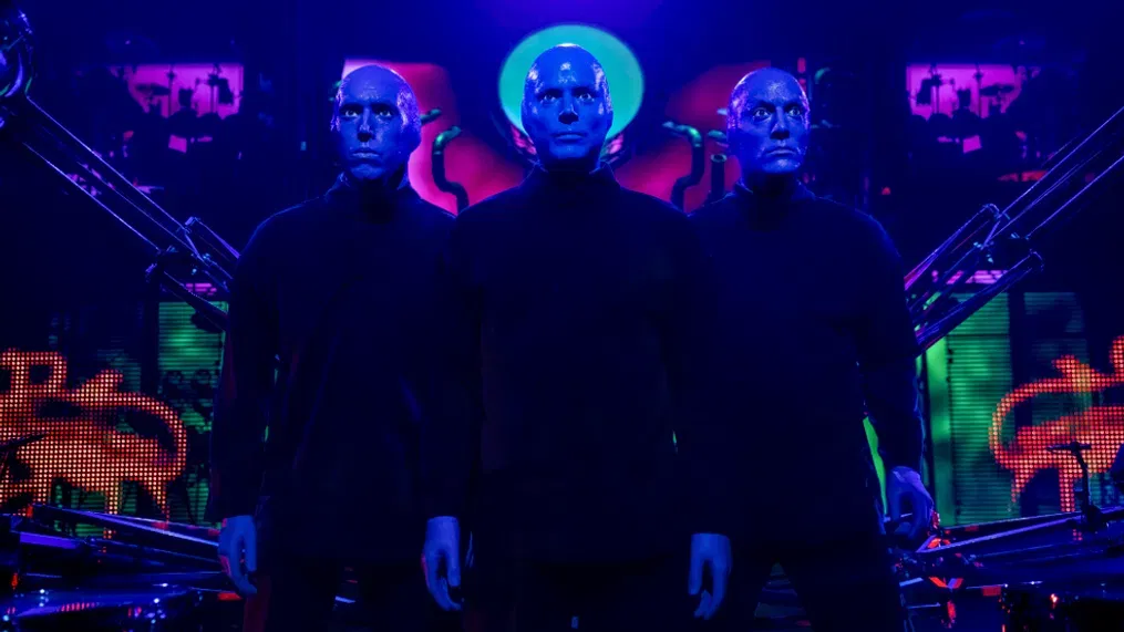 the Blue Man Group is one of the best shows in Las Vegas