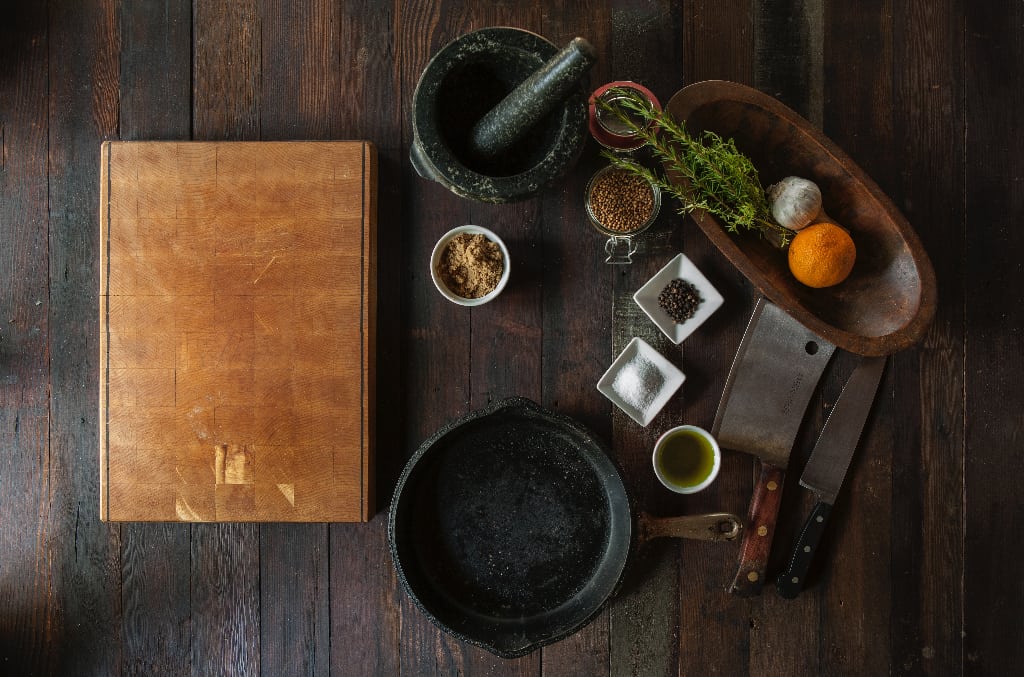 a table full of cooking ingredients