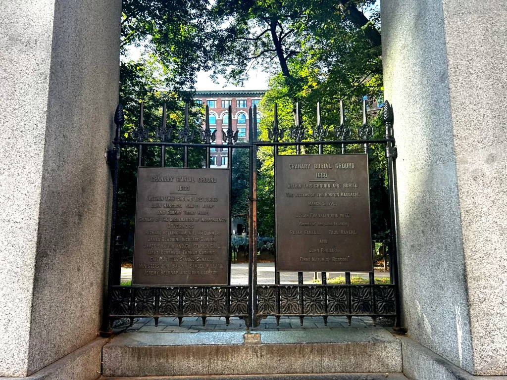 Granary Burying Ground in Boston