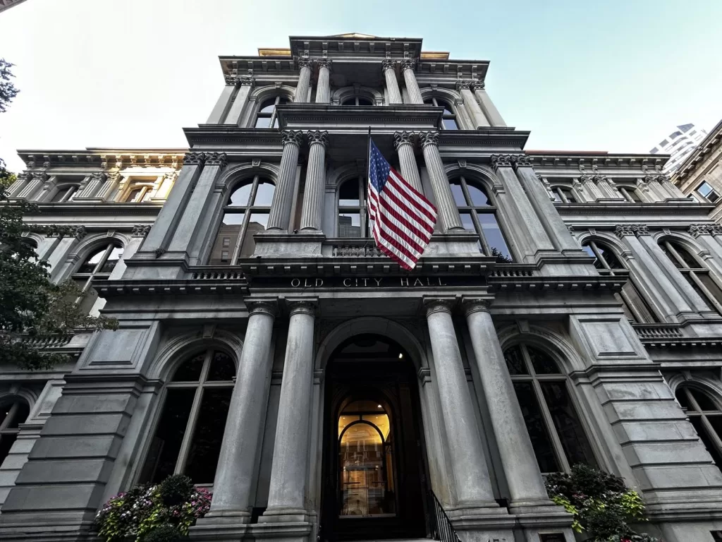 Old City Hall along the Freedom Trail in Boston