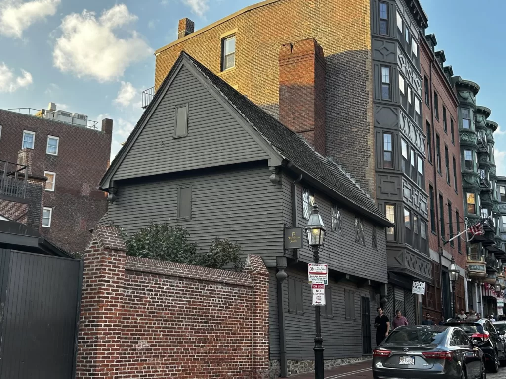 The Paul Revere House is a good place to see if you have one day in Boston.