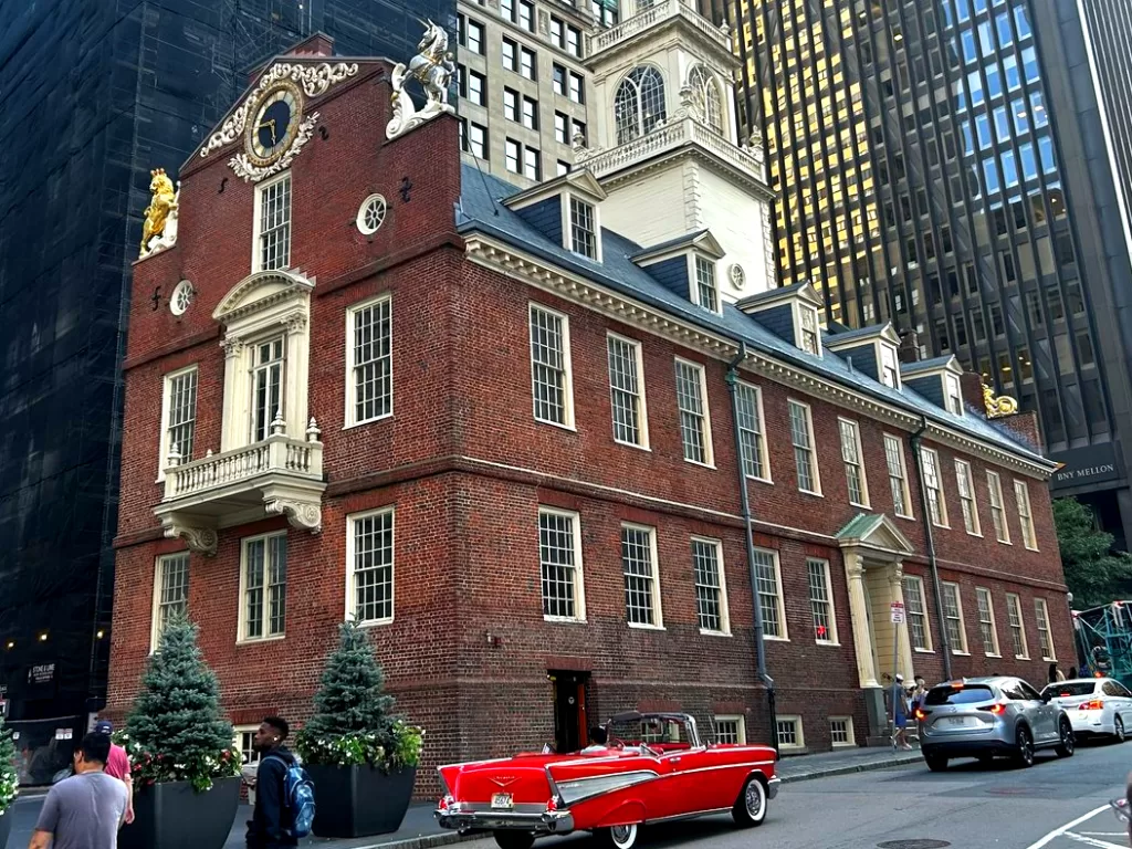 Old State House, and Site of the Boston Massacre