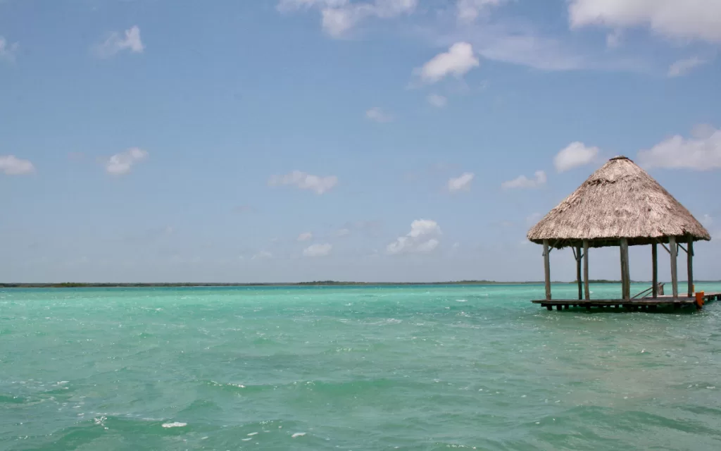 bacalar lagoon is one of the most popular locations on Costa Maya cruise excursions