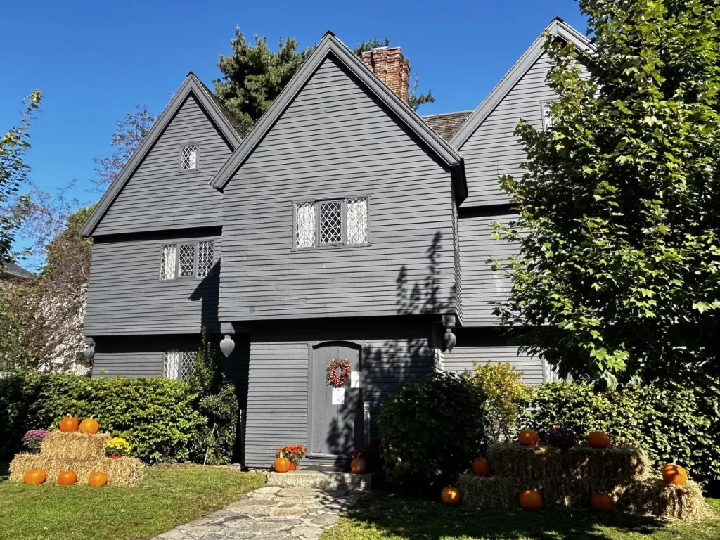 The Salem Witch House is a very popular stop on Salem witch tours.