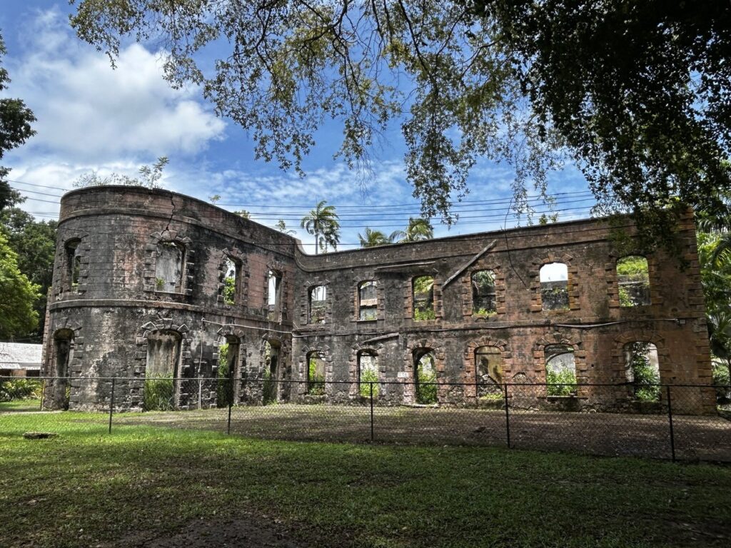 stone ruins in Barbados